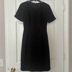 J Crew Size 8 Black Lined Dress